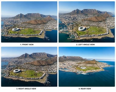 رافنسبورغر RVN140848,Cape Town Skyline / Table Mountain,ألغاز تركيب جيغسو,1000,انجليزي,سنة فما فوق 14