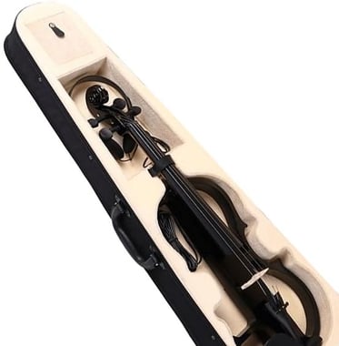 Unistar Violin Advanced,Right-Handed,4,Adults,Black