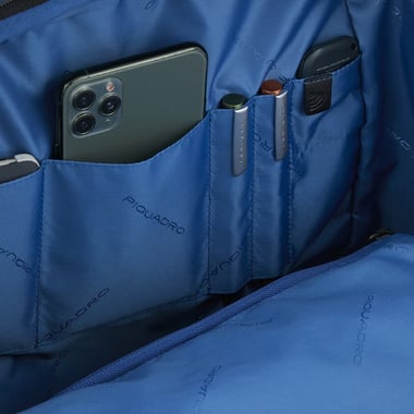 Piquadro Casual Backpack (16"),For 14" (Device),Unisex,Blue