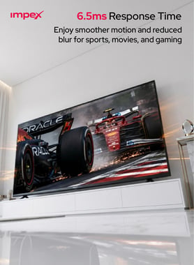 Impex 65" Smart Tv,4k Qled,60 Hz,Black,Wios65q