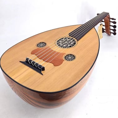 Zeryab Oud Beginner,Left-Handed,6,All Ages,Black