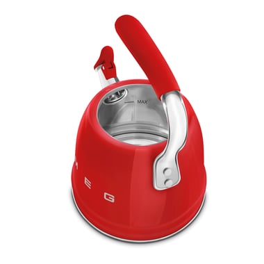 Smeg Whistling Kettle 2.3 L,,Red