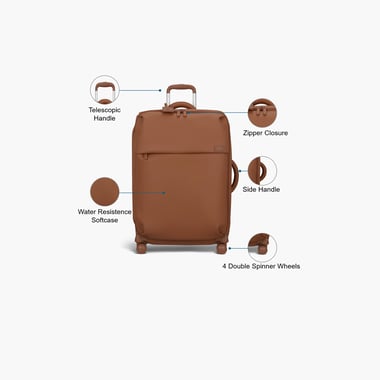 Lipault Cabin Luggage Medium (26"),1 Piece,Brown