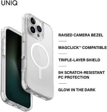 Uniq Iphone 16 Plus Back Cover Mobile Case,White