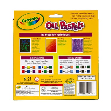 Crayola Oil Pastel,Assorted Color