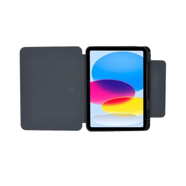 ألوت iPad 10.2 حافظة كمبيوتر لوحي بغطاء خلفي,أسود