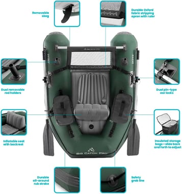 Intex Pool Float Boat 18 Years And Above,Green