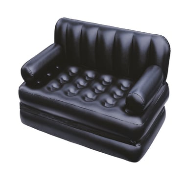 Bestway Inflatable Sofa 188 Cm×152 Cm×64 Cm,2 Person,Black