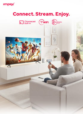 امبيكس 50 بوصة تلفزيون ذكي,دقة 4 كيه كيو ليد,60 Hz,اسود,50-Inch Google QLED TV