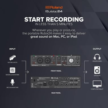 Roland Audio Interface,Black