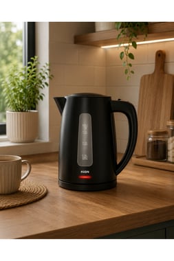 Kion Electric Kettle 1.7 L,2200 W,Black