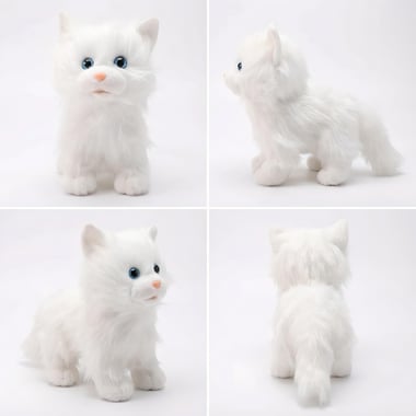 Bitsy Bitty Interactive Plush Toy ,3 Years And Above,White