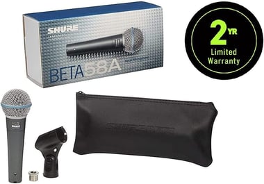 Shure Beta 58a,Usb-C/Xlr Dynamic Microphone,Black
