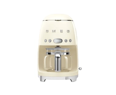 Smeg Drip Coffee Machine,1.4 L,Cream