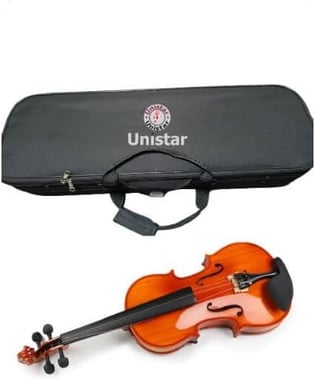 يونيستار كمنجة متوسط المستوى, لليد اليمنى,6 Strings, لجميع الاعمار, بني