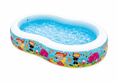 Intex Inflatable Pool 262.00 Cm×46.00 Cm×160.00 Cm,3 Person,Multicolor