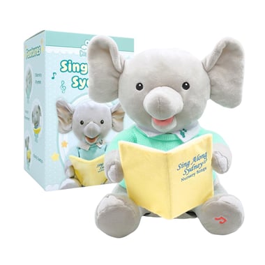 Cuddle Barn Interactive Plush Toy ,3 Years And Above,Silver