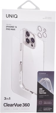 يونيك iPhone 16 Pro Max,غطاء خلفي للهاتف الذكي,شفاف