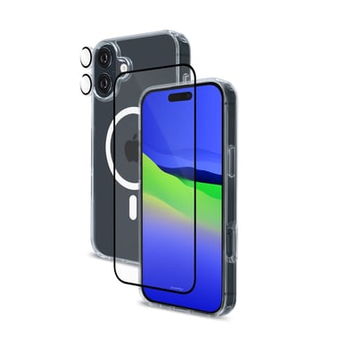 آرمربرو iPhone 16,غطاء خلفي للهاتف الذكي مع ماغ سيف,شفاف