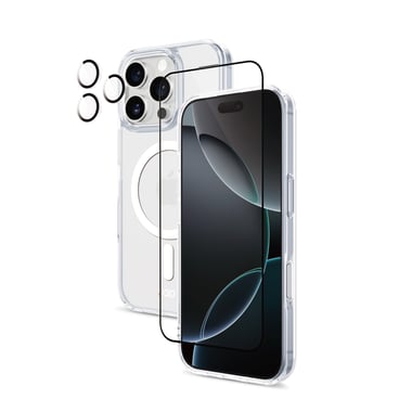 آرمربرو iPhone 16 Pro,غطاء خلفي للهاتف الذكي مع ماغ سيف,شفاف