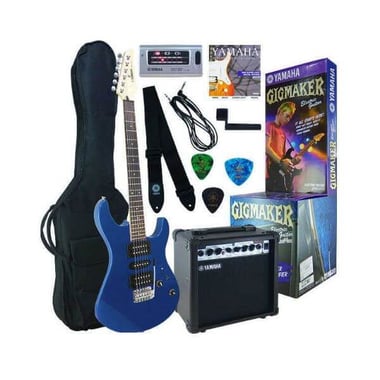 Yamaha Electric Guitar Beginner,Right-Handed,6,Adults,Blue