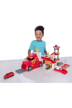Teamsterz Vehicle & Track Set Fire Truck,3 Years And Above,Multicolor