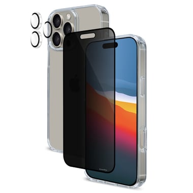 آرمربرو iPhone 16,غطاء خلفي للهاتف الذكي مع ماغ سيف,شفاف