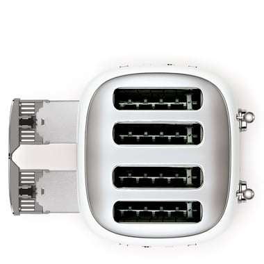 Smeg 4-Slice Toaster,2000 W,White