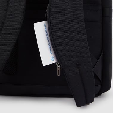 Piquadro Casual Backpack (17"),For 15.6" (Device),Unisex,Black