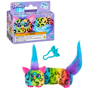 Furby Clip-On Plush Toy ,6 Years And Above,Multicolor