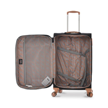 Track Luggage Set Of 3 (20"/24"/28"),3 Pieces,Black