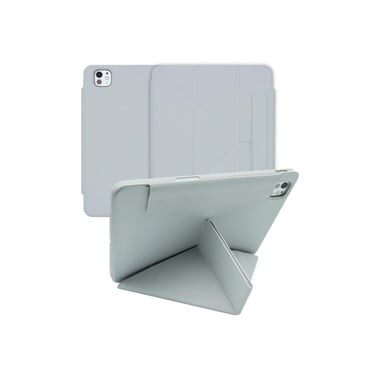 ألوت iPad 10.2 حافظة كمبيوتر لوحي بغطاء خلفي,رمادي