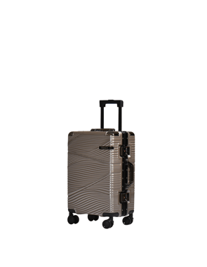Track Luggage Set Of 3 (20"/24"/28"),3 Pieces,Gold