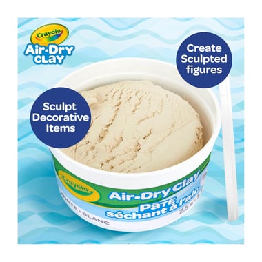Crayola Modelling Clay,White