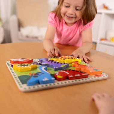 ميليسا آند دوج SMD6073166,ألغاز خشبية,7,انجليزي,من سنتين فأكثر