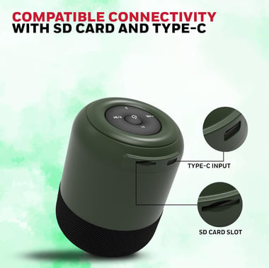 Honeywell Moxie V200 Portable Speaker,12,Spruce Green