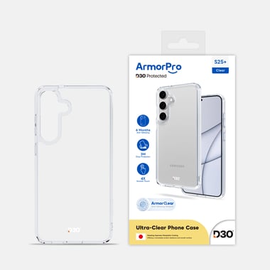 آرمربرو SamSung S25+,غطاء خلفي للهاتف الذكي,شفاف