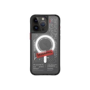 Skinarma Iphone 15 Pro Back Cover Mobile Case,Black