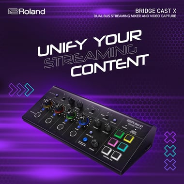 Roland Dj Mixer 4 Channels ,Black