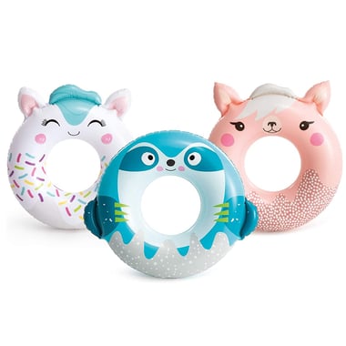 Intex Pool Float Ring 3 Years And Above,Multicolor