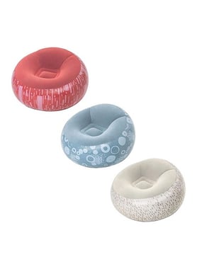 Bestway Inflatable Chair 112 Cm×112 Cm×66 Cm,1 Person,Multicolor