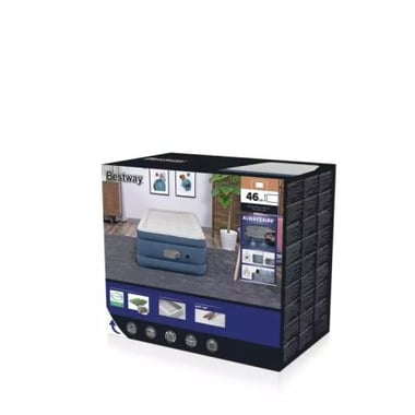 Bestway Inflatable Mattress 191 Cm×97 Cm×46 Cm,1 Person,Multicolor