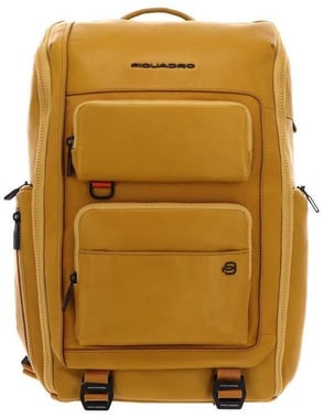 Piquadro School Backpack (18"),For 15.6" (Device),Unisex,Gold