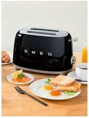 Smeg 2-Slice Toaster,950 W,Black