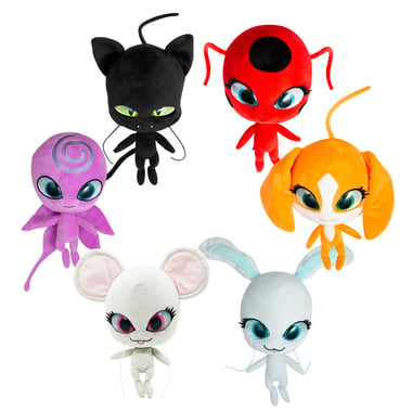 Miraculous Plush Stuffed Animal Mixed Animals,3 Years And Above,Multicolor