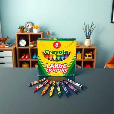 Crayola Wax Crayon,Assorted Color
