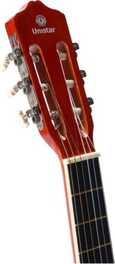 Unistar Classical Guitar Beginner,Right-Handed,6,All Ages,Brown