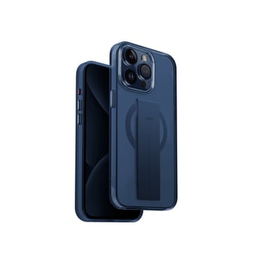 Uniq Iphone 15 Pro Back Cover Mobile Case With Magsafe,Deep Blue