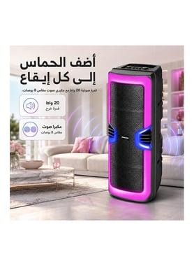 نيكاي NPRTY80020 مكبر صوت لاسلكي,as per usage,أسود