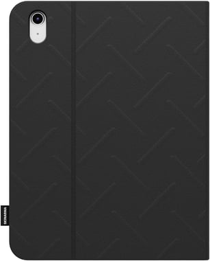 سكينارما iPad 11th Gen (2025) حافظة كمبيوتر لوحي بغطاء خلفي,أسود